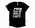 Wholesale Farm Hair Graphic Tee - Black