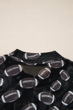 Maci Rugby Mesh Sheer Long Sleeve Top