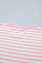 Hope Short Sleeve Patchwork Blouse