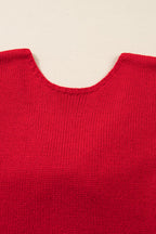 Addison Backless Bubble Sleeve Sweater