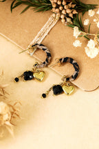 Bethany Wrapped Open Loop Earrings