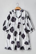 Alexa Lace Up Mini PLUS Dress
