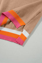 Sofia Trim Drop Shoulder Sweater