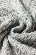 Sofia Ribbed Trim Loose Sweater