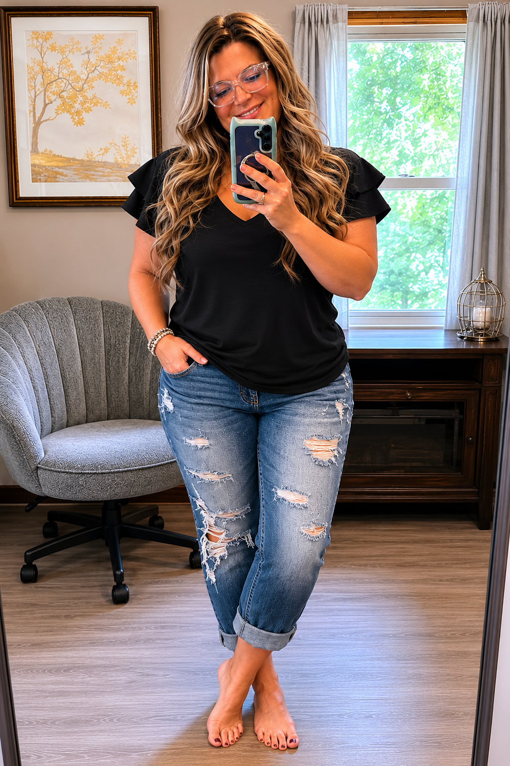 Wren- Perfect Black Top