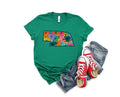Wholesale Nebraska Floral Graphic Tee - White
