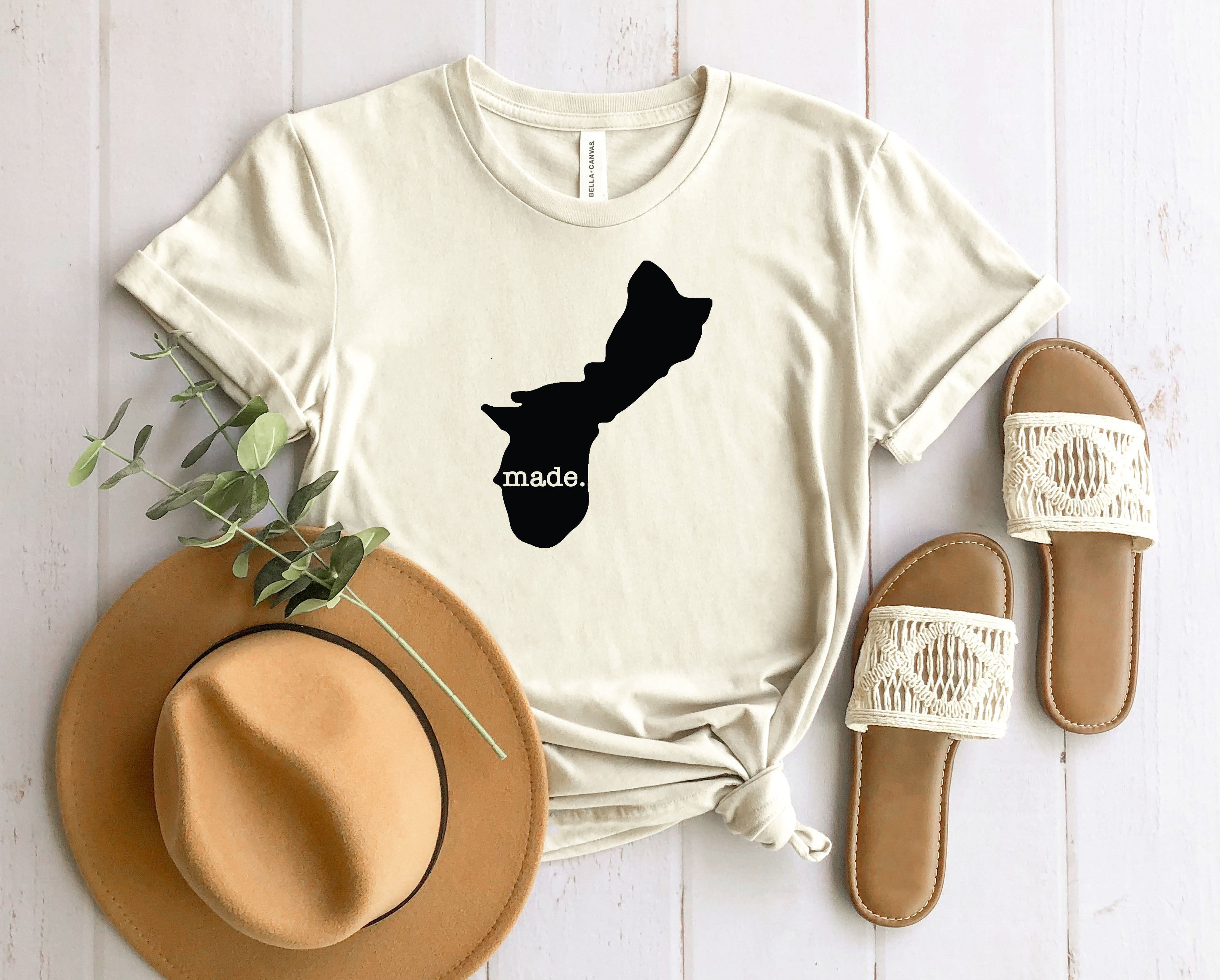 Wholesale Guam Made Graphic Tee - White