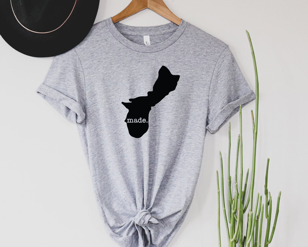 Wholesale Guam Made Graphic Tee - Heather Sand