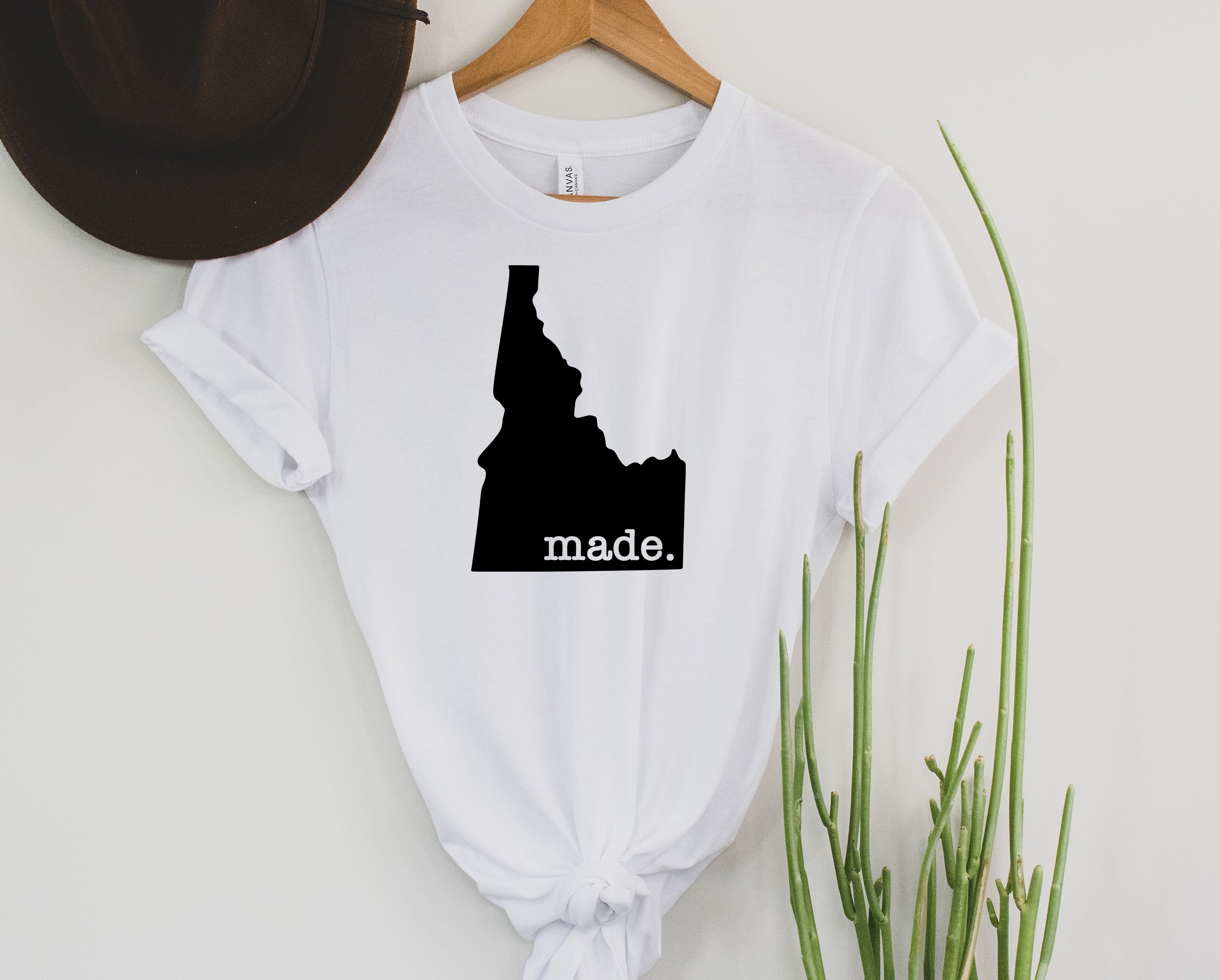 Wholesale Idaho Made Graphic Tee - Heather Blue