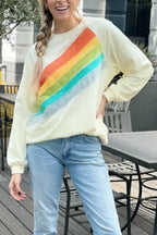Penelope Striped Pullover Sweatshirt