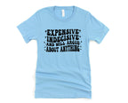 Wholesale Expensive & Indecisive Graphic Tee - Ocean