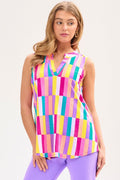 Dear Scarlett Lizzy Tank Top in Multi