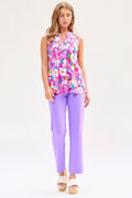 Dear Scarlett Lizzy Tank Top in Magenta
