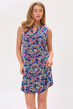 Dear Scarlett Lizzy Tank Dress in Royal