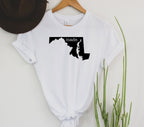Wholesale Maryland Made Graphic Tee - Heather Blue