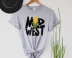Wholesale Midwest Corn Graphic Tee - Heather Grey