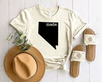 Wholesale Nevada Made Graphic Tee - Heather Sand