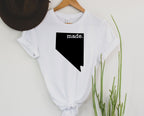 Wholesale Nevada Made Graphic Tee - Heather Blue