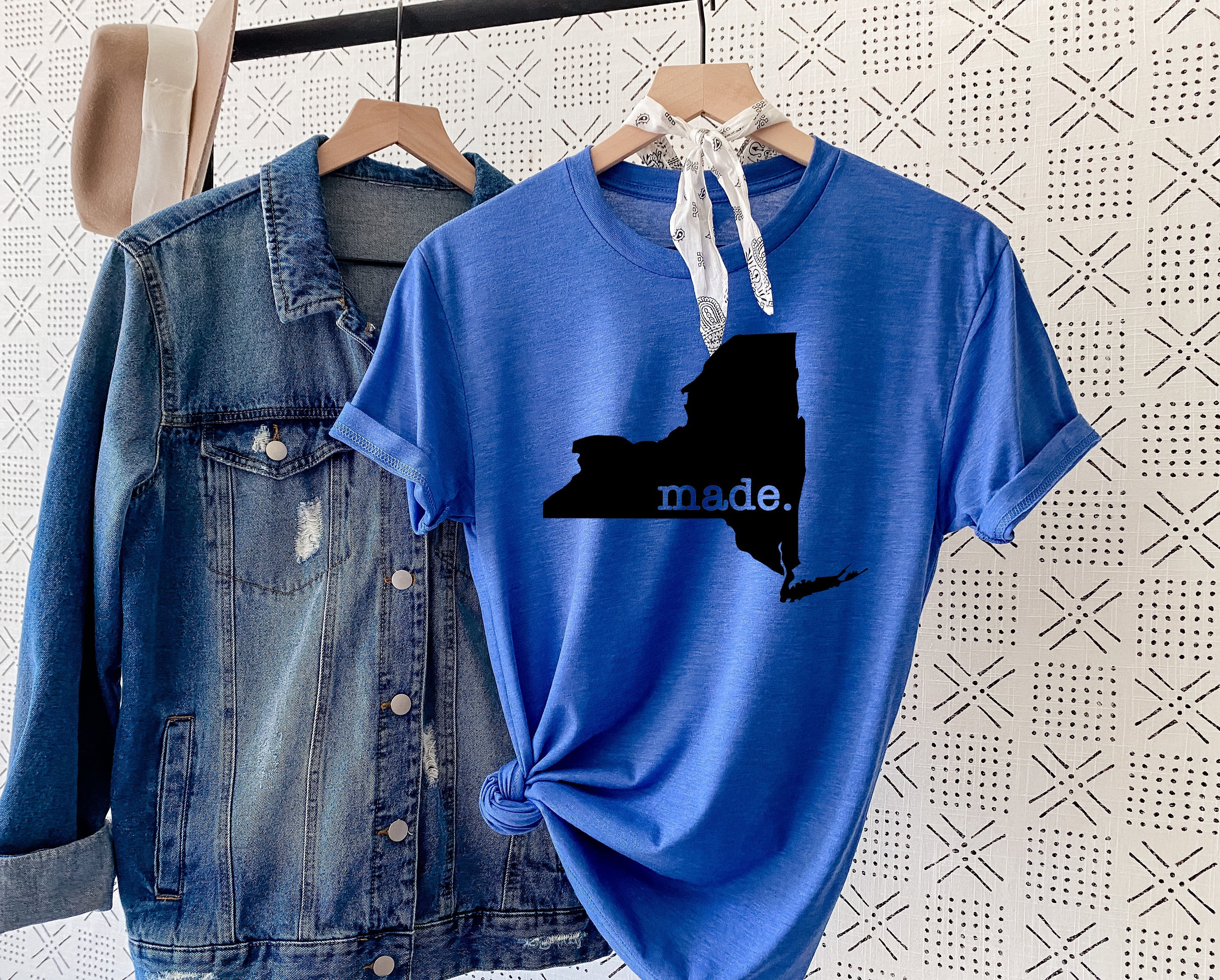 Wholesale New York Made Graphic Tee - White
