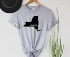 Wholesale New York Made Graphic Tee - Heather Grey