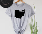 Wholesale Ohio Made Graphic Tee - Heather Grey