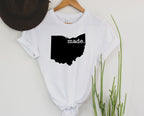 Wholesale Ohio Made Graphic Tee - Heather Blue