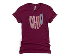 Wholesale Pastel Ohio Graphic Tee - Navy