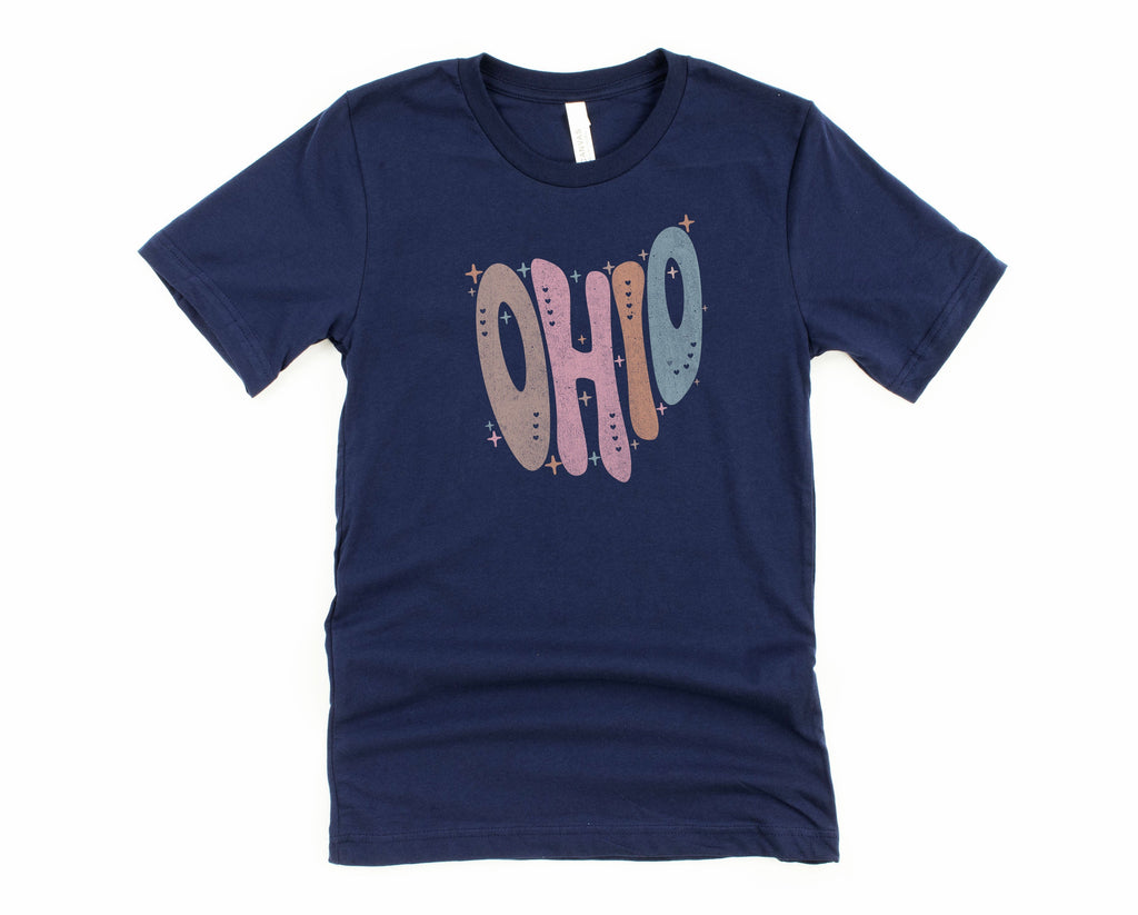 Wholesale Pastel Ohio Graphic Tee - Heather Sand