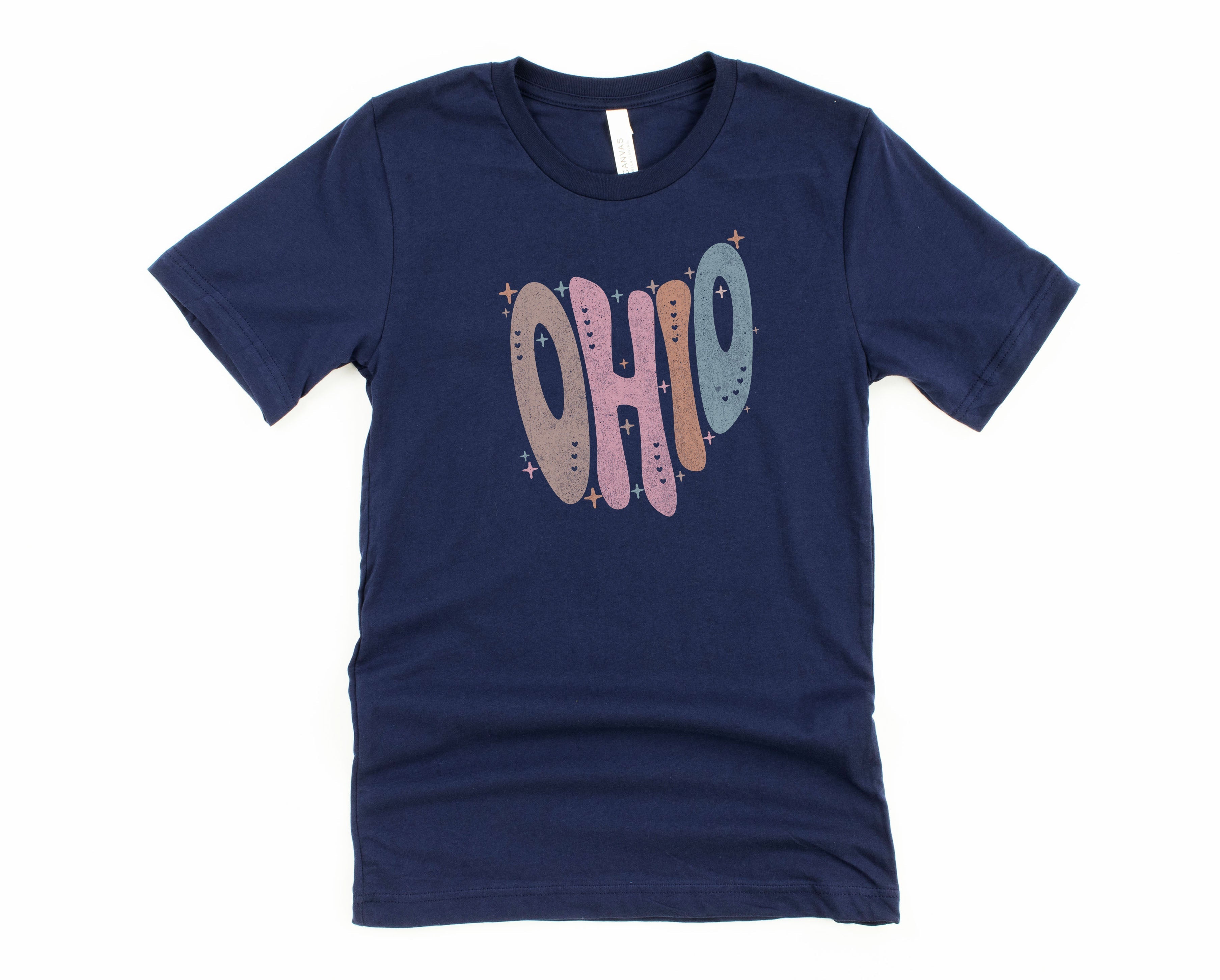Wholesale Pastel Ohio Graphic Tee - Heather Sand