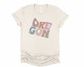 Wholesale Pastel Oregon Graphic Tee - Maroon