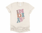 Wholesale Pastel Indiana Graphic Tee - Sand Sweatshirt