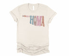 Wholesale Pastel Oklahoma Graphic Tee - Navy