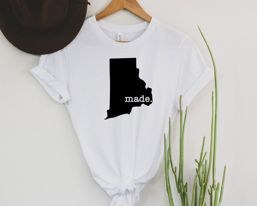 Wholesale Rhode Island Made Graphic Tee - Heather Blue