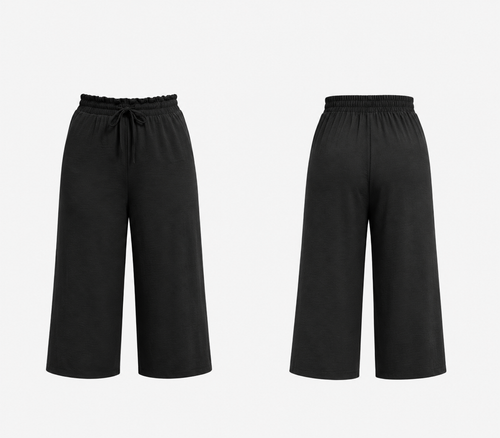 About My Day- Flowy Drawstring Lightweight Pants