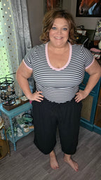 About My Day- Flowy Drawstring Lightweight Pants