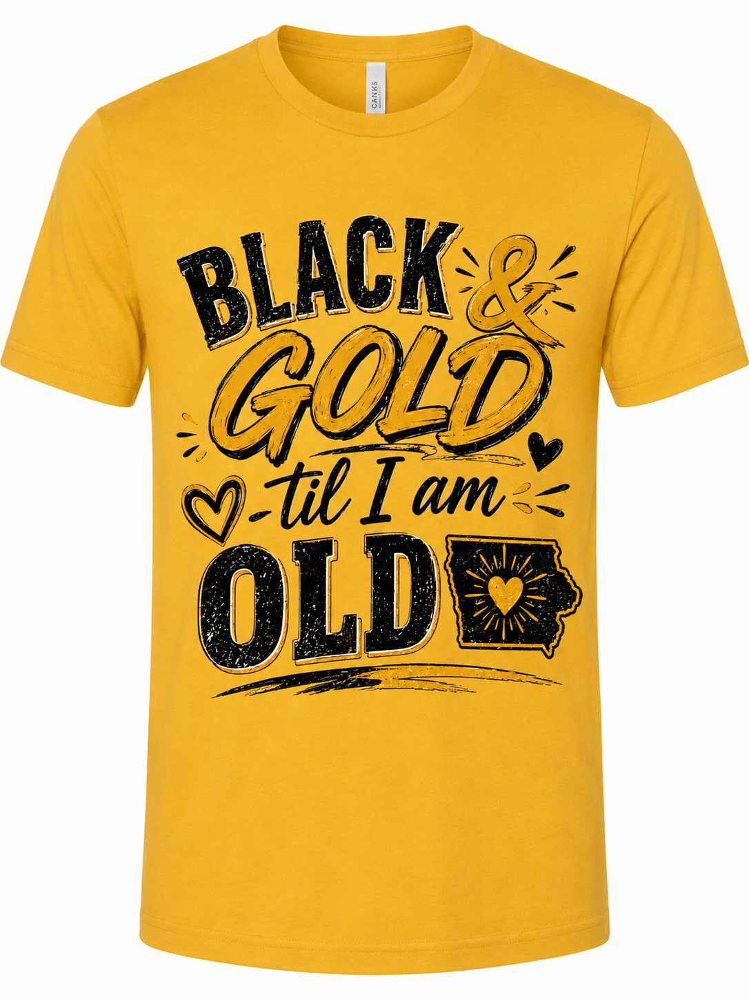 Black and Gold Til I am Old