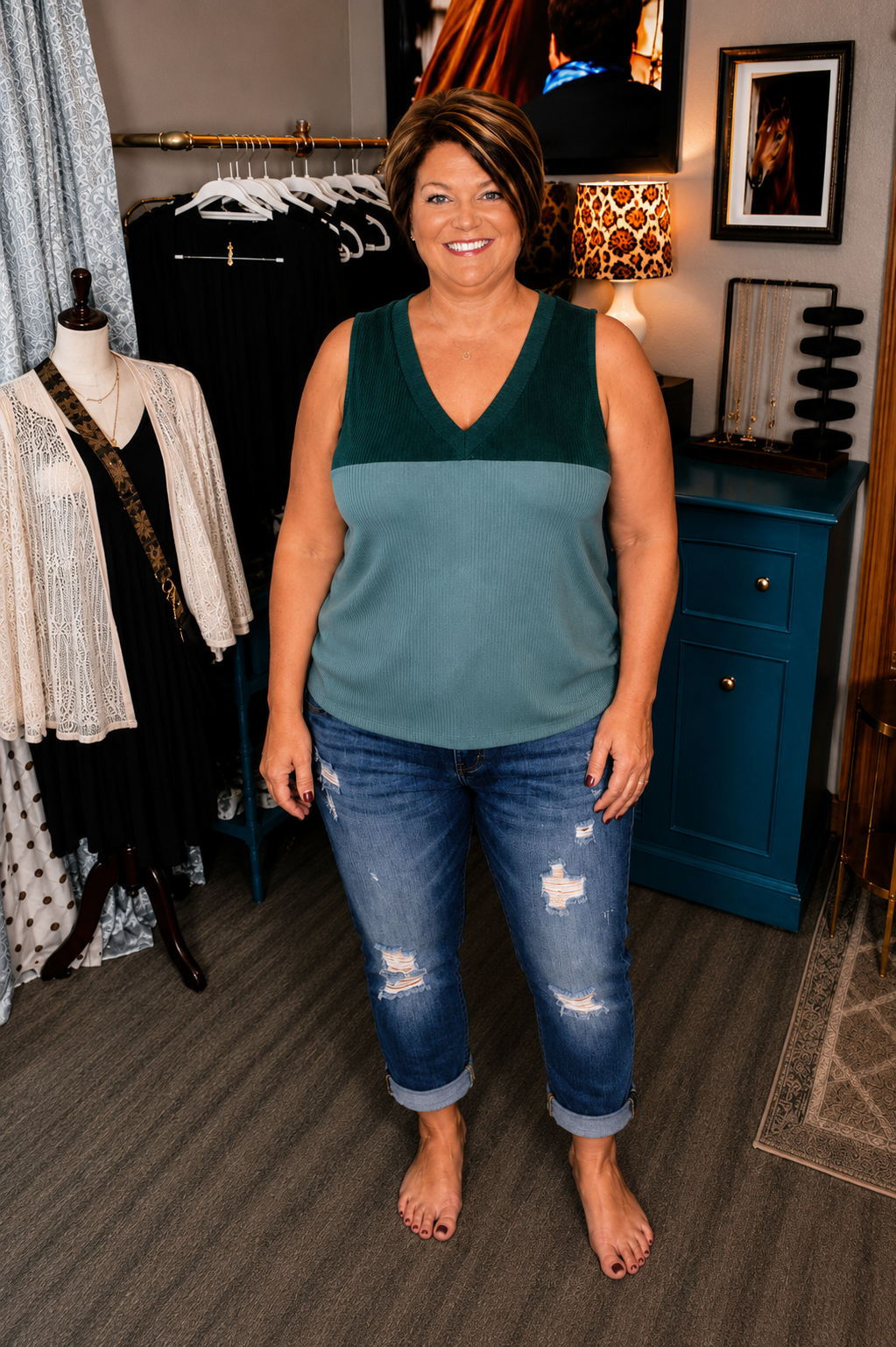 Weekend Escape Tank- Plus Size