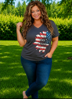 4th of July Daisy Tee