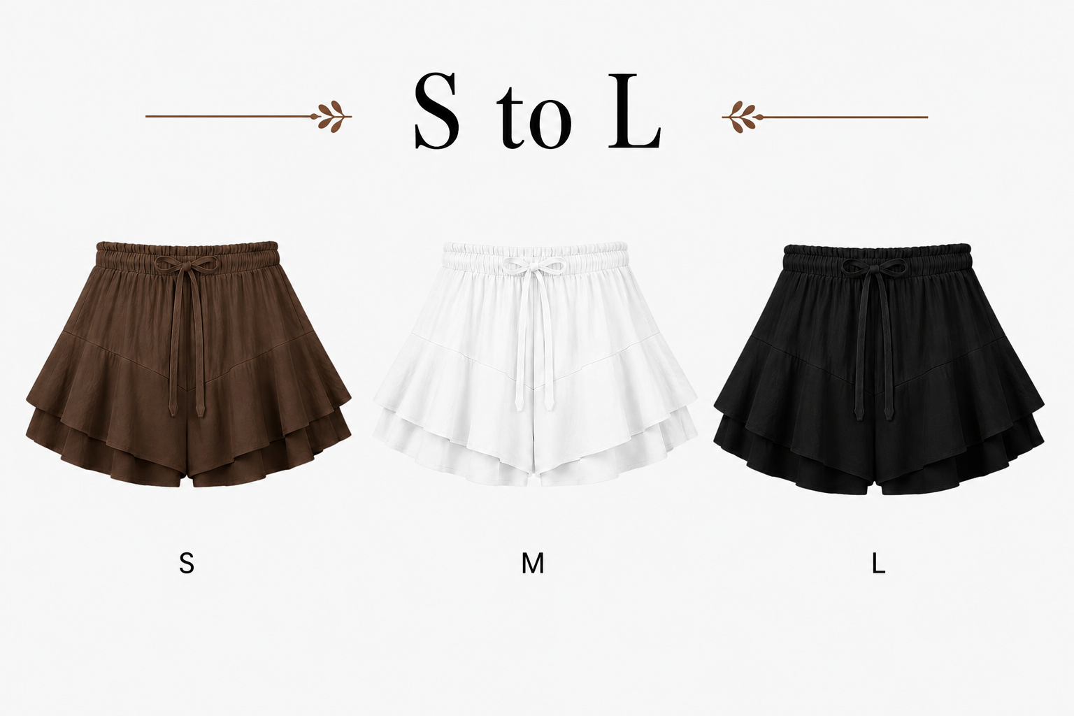 Simply Stated- 3 color options Skort