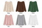 Cover Me In Sunshine- Open Knit Summer Sweater in 7 colors