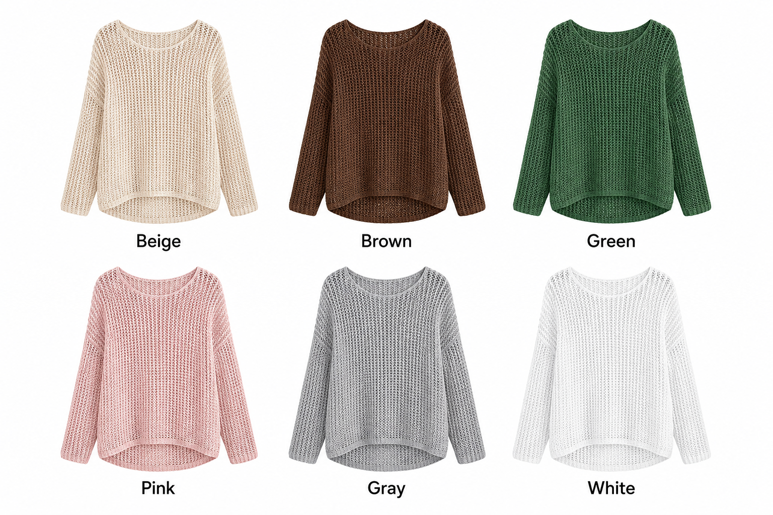 Cover Me In Sunshine- Open Knit Summer Sweater in 7 colors