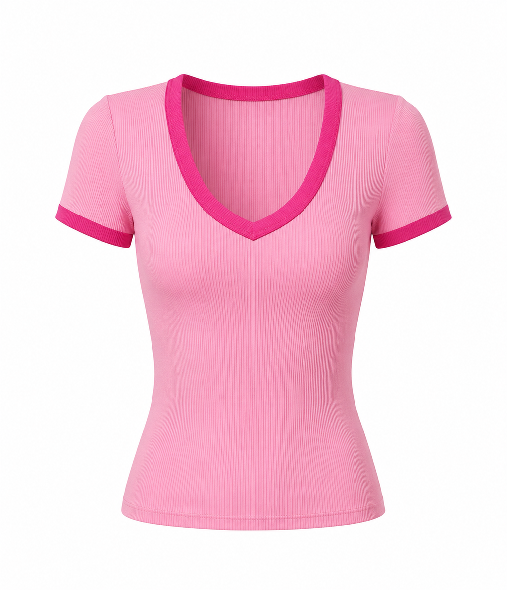 Close Up- Slim Fit V Neck 4 Colors