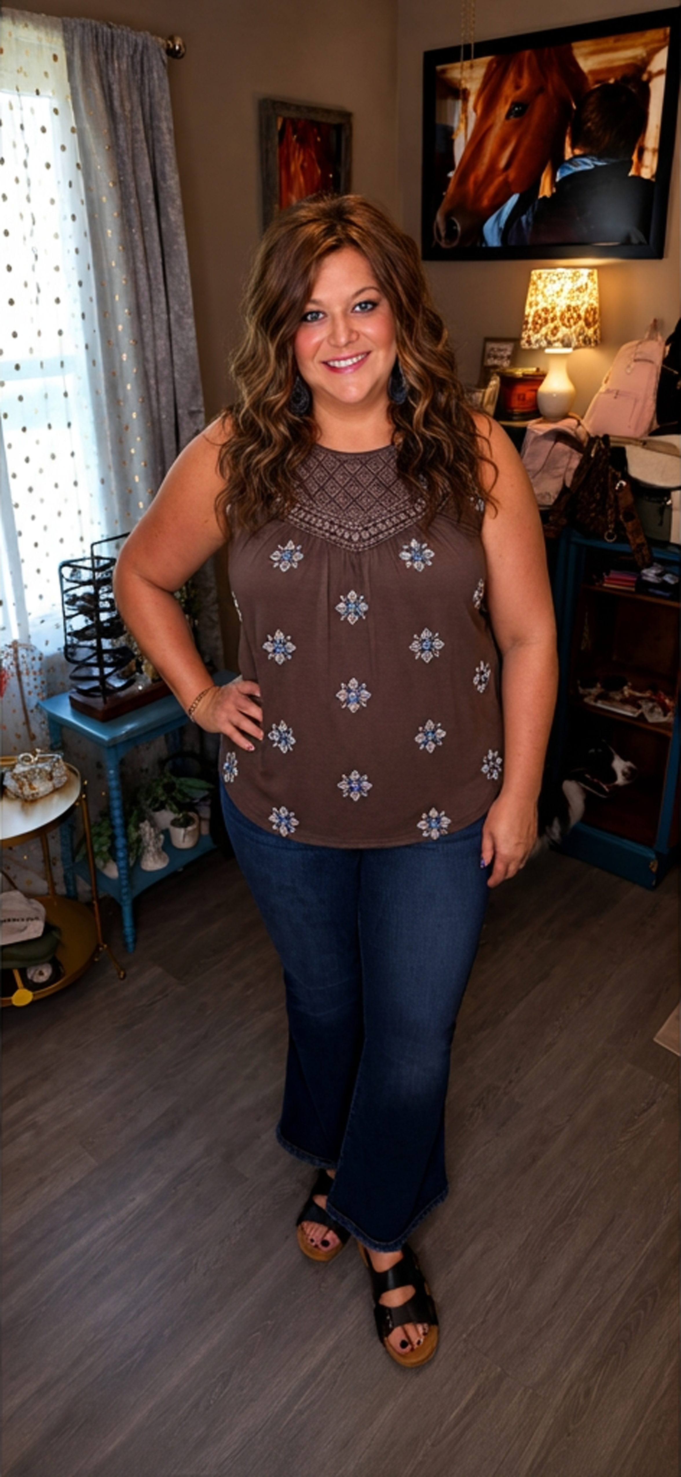 Sierra- Southwestern Boho Tank