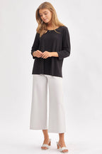 Dear Scarlett Signature Classic Round Neck Top