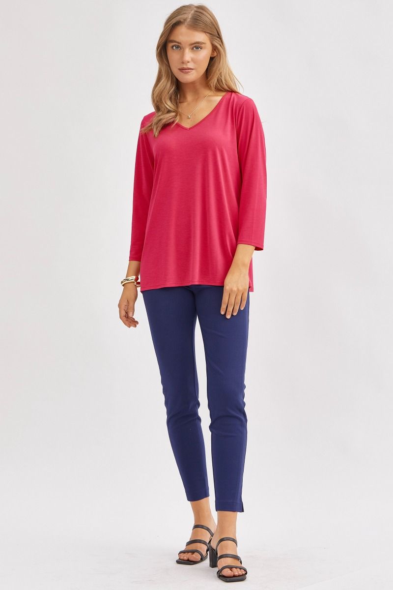 Dear Scarlett Signature Classic V-Neck Top