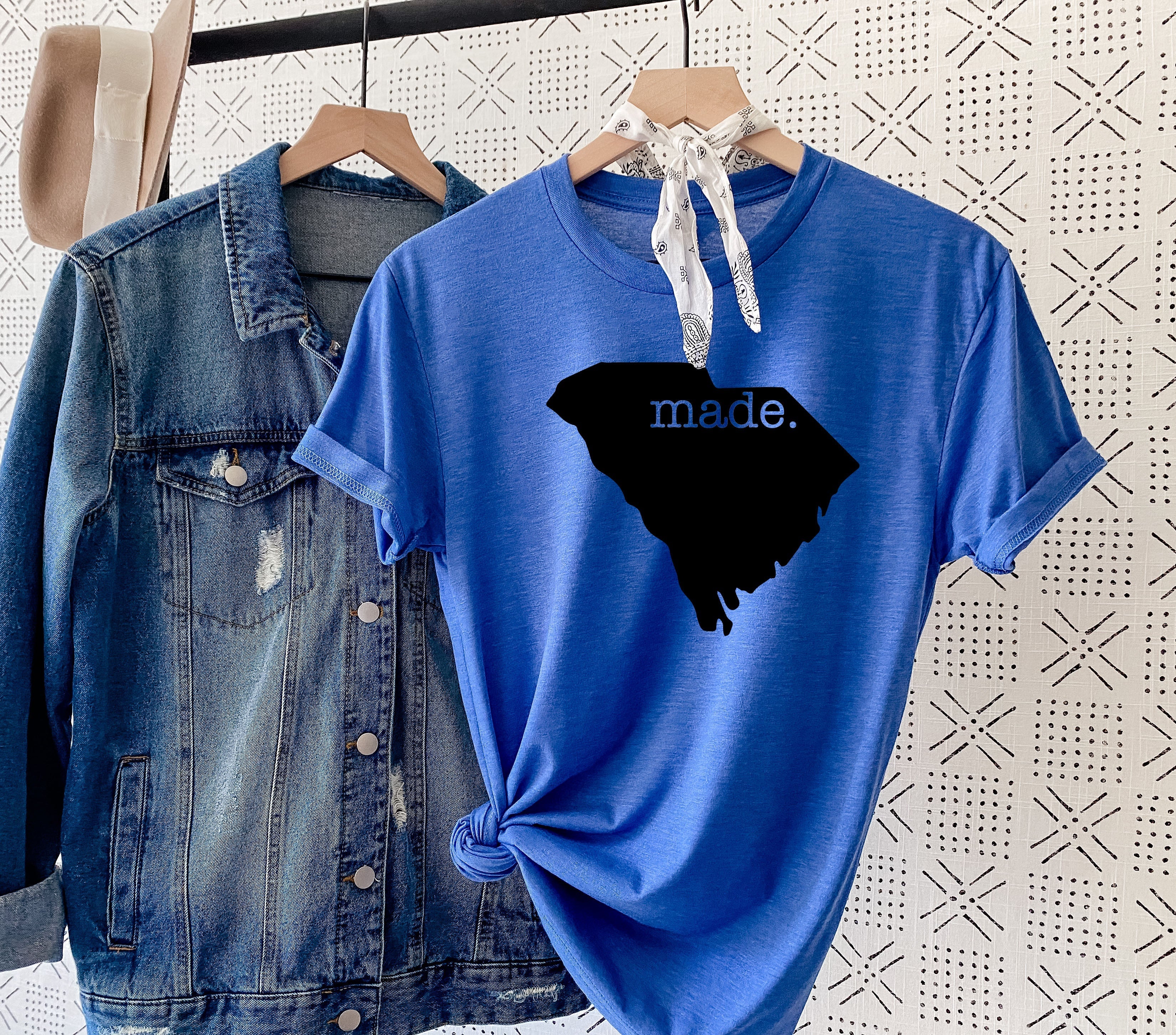 Wholesale South Carolina Made Graphic Tee - White