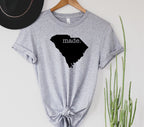 Wholesale South Carolina Made Graphic Tee - Heather Grey