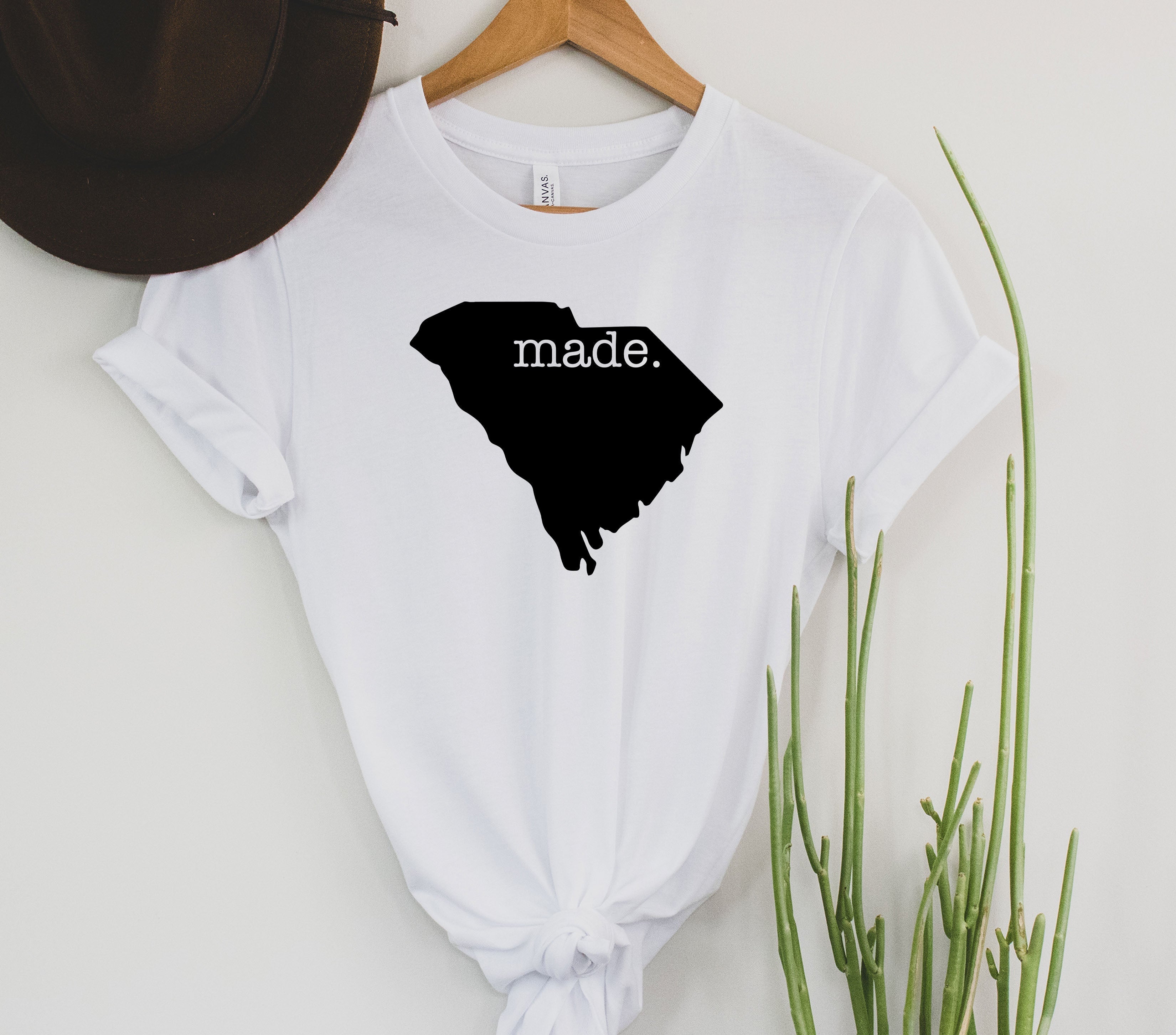 Wholesale South Carolina Made Graphic Tee - Heather Blue