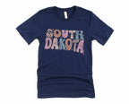 Wholesale Pastel South Dakota Graphic Tee - Heather Sand