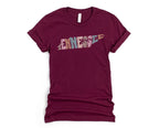 Wholesale Pastel Tennessee Graphic Tee - Navy